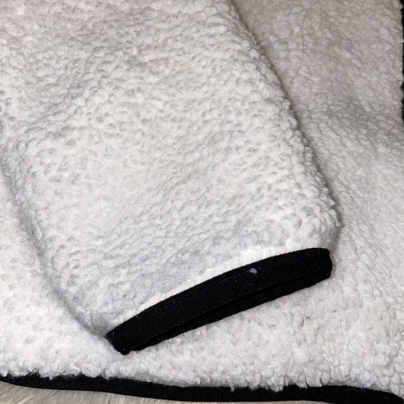 VS PINK WHITE TEDDY SHERPA FULL ZIP JACKET - Picture 7 of 7